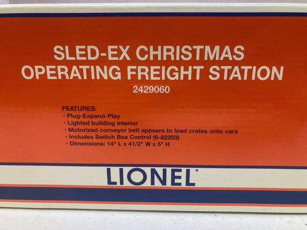 Lionel Sled-Ex Christmas Operating Freight Station 6-2429060 – Works with Any Boxcar!