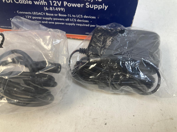 Lionel 6-81499 Legacy LCS 10' DB9 Base to PDI Cable with 12V Power Supply - NEW