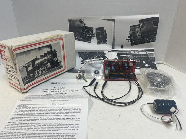 PH Hobbies S3005S Digital Steam Sound System Kit Whistle Bell - O/G Scale