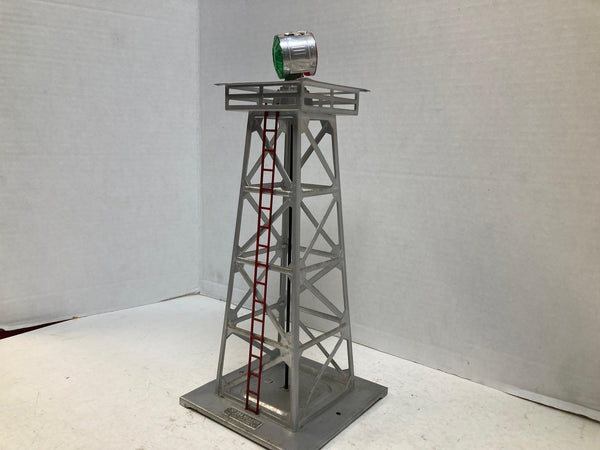 Lionel Postwar No. 394 Silver Rotary Beacon Tower *As Is*