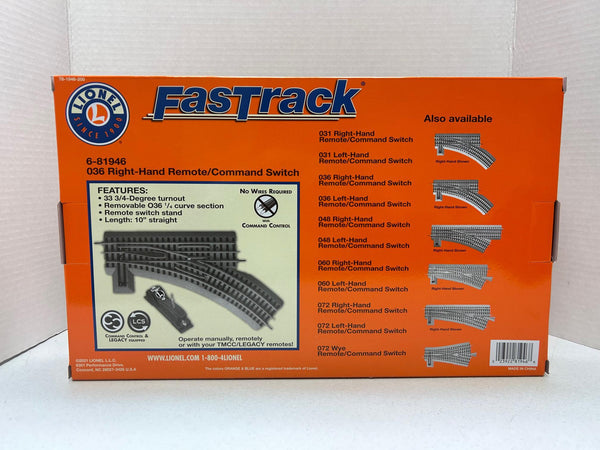 FasTrack 036 Right-Hand Remote/Command Switch
