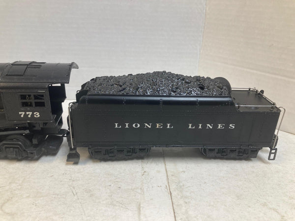 Vintage 1950 Lionel 773 Hudson Steam Loco - Re-lettered - w/ 2426W Tender