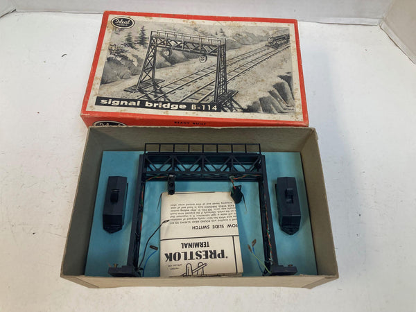 Ideal Models HO B‑114 Signal Bridge – Electrically Operating – Vintage 1958 – Pre-Owned, Good