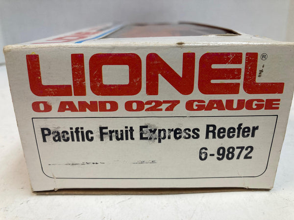 Lionel 6-9872 Pacific Fruit Express Reefer – O Gauge – Pre-Owned Very Good Condition