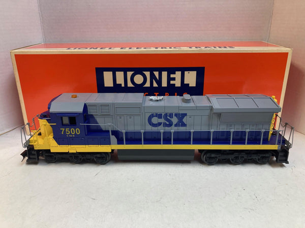 Lionel 6-18214 CSX Dash 8-40C Diesel #7500 - Conventional - O Gauge - Excellent