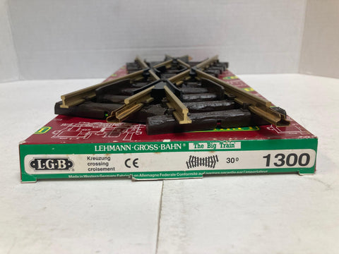 LGB 1300 (13000) 30° Crossing Brass Track w/Box *G-Scale*