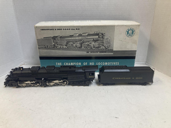 Akane HO Scale Brass C&O 2-6-6-6 Class H-8 Allegheny Steam Locomotive & Tender