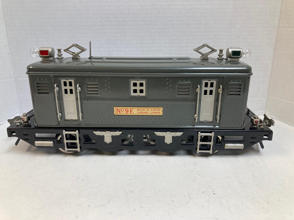 MTH Tinplate Traditions No. 9E Locomotive – Standard Gauge – No Box – Excellent Condition