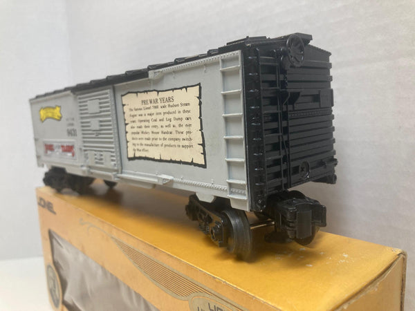 Lionel Joshua Lionel Cowen Boxcar "The Pre-War Years" 6-9431 w/Box Pre-Owned