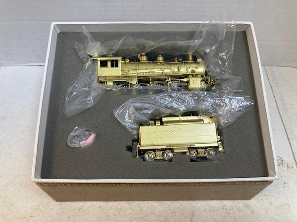 Sunset Models HO Brass AT&SF Santa Fe 0-8-0 "825" Class Steam Loco & Tender EX
