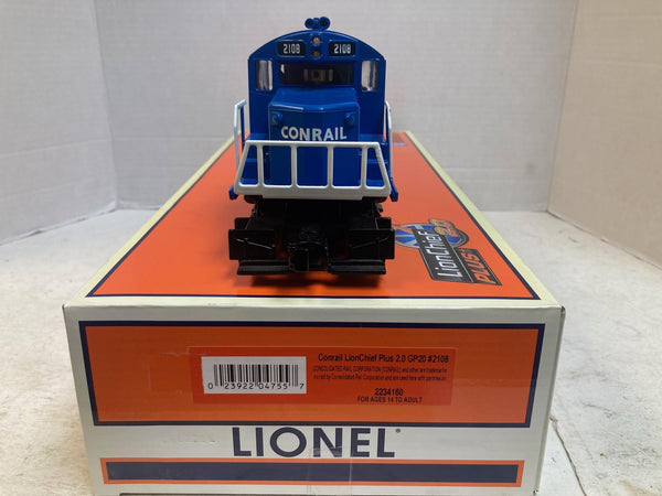 Lionel O Scale LionChief Plus 2.0 Conrail GP20 #2108 (2234160) – New, Test Run Only