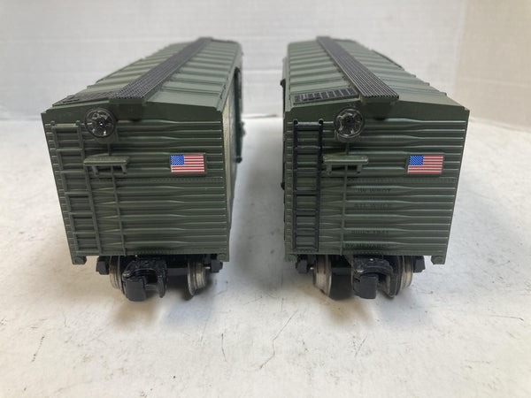 Menards O Scale WWII Veteran Nose Art Boxcar Lot (Diabolical Angel & Take Off Time)