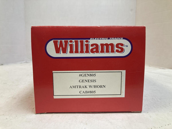 Williams O Gauge Amtrak Genesis Diesel Locomotive Cab #805 GEN805 W/ Box Works