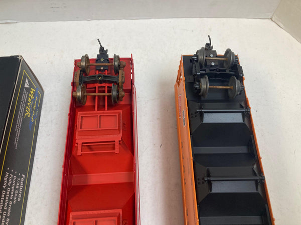 Weaver Duke Energy 3-Bay Offset Coal Car 2-Rail O Scale (48/300) NEW + MTH & Atlas Covered Hoppers Lot