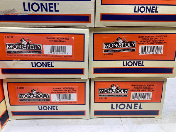 Lionel Limited Edition Monopoly PEWTER HUDSON Steam Set | 6-52225| Test Run ONLY