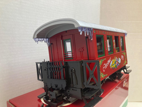 LGB 36078 “The Christmas Train” Passenger Car – 1998 Edition – G Scale – Very Good Pre-Owned Condition