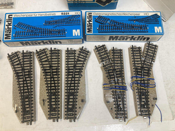 Märklin HO Scale M-Track & Rolling Stock Collection (Vintage, Made in Western Germany)