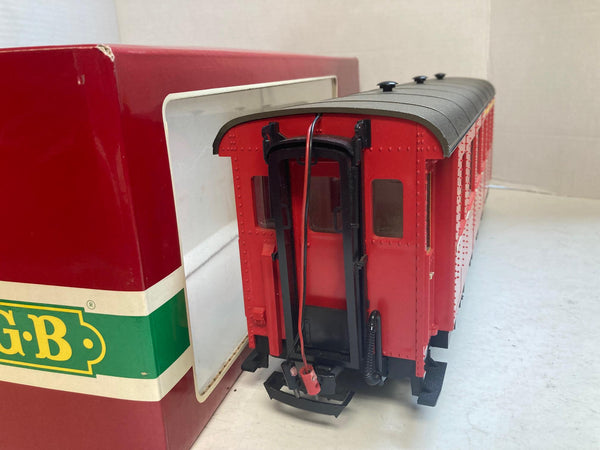 LGB 3063 Passenger Car – Pre-Owned Very Good Condition – Interior Lights via Roof Electrical Hookups