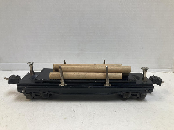Prewar Lionel No. 3811 Operating Flatcar / Log Dump Car