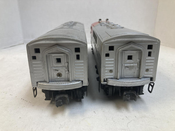 Vintage Lionel 2343 Santa Fe F3 AB Diesel Locomotive Set – Plastic Vents, Runs Great!
