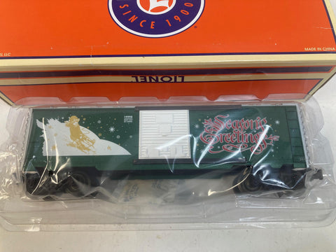 Lionel 6-19998 “Christmas” Boxcar – 2001 O Gauge –  (NIB)