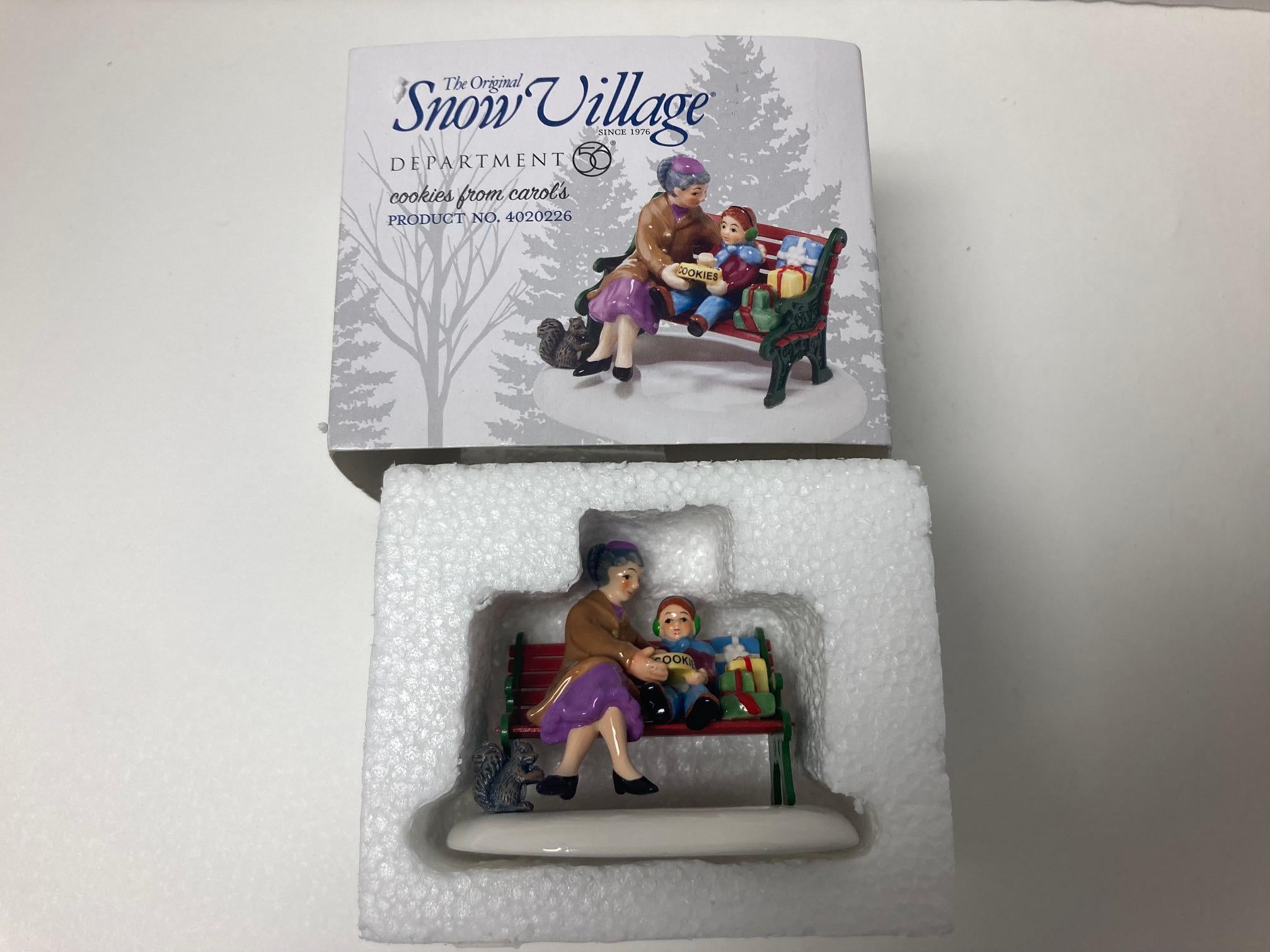 Department 56 The Original Snow Village "Cookies From Carol" (4020226)