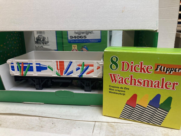 LGB G Scale Train Car Lot of 5 – 94969, 94869, 94065, 94805, 94059 – Good Condition, Boxes Worn