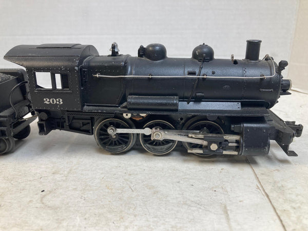 Lionel Lines #203 O/O27 Scale 0-6-0 Bell Ringer Steam Loco & Tender EX Works