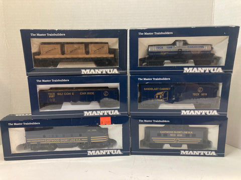 Mantua Special Eastwood Short Line R.R. HO Scale Train Set  w/F7A Diesel