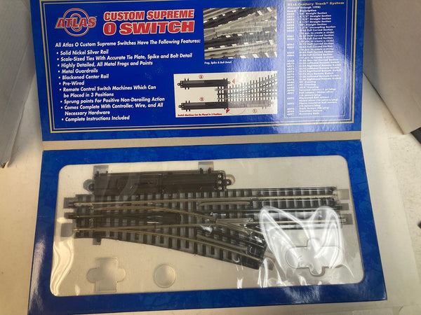 Atlas O 6071 O-54 Right Hand Remote Switch Custom Supreme 21st Century Nickel Silver