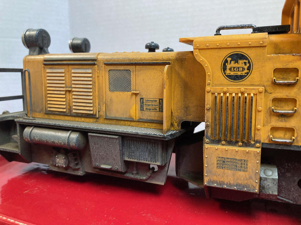 LGB 20670 G-Scale Track Cleaning Locomotive — Very Well Weathered, Excellent Mechanical Condition + Extras