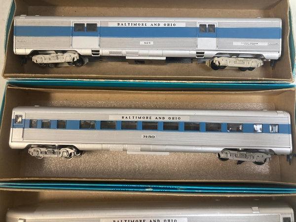 Athearn HO Baltimore & Ohio 3-Car Passenger Set - Baggage, Coach, Observation