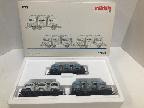 Marklin "Henkel" HO 3 Freight Car Set (47896)