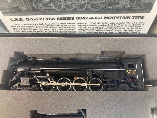VH Scale Models HO Brass CNR 4-8-2 U-1-d Mountain #6043 - Boxed - EXCELLENT RUNNER