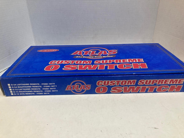 Atlas O 6070 O-54 Left Hand Remote Switch Custom Supreme Nickel Silver 3-Rail