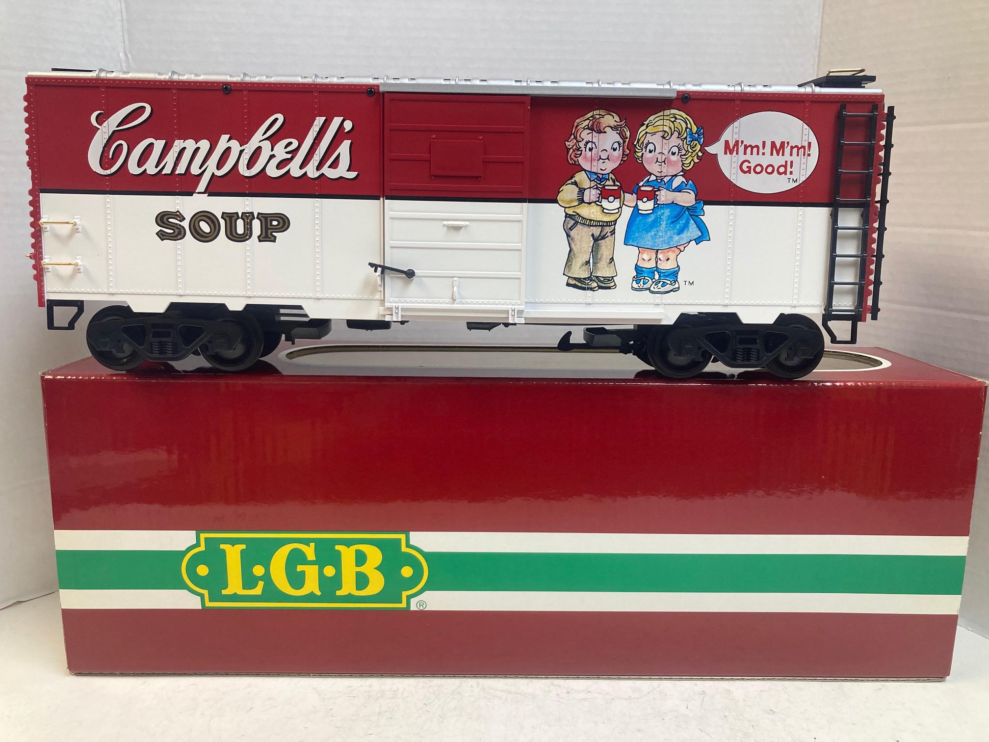 LGB 41911 Campbell’s Soup Boxcar – G-Scale, LNIB