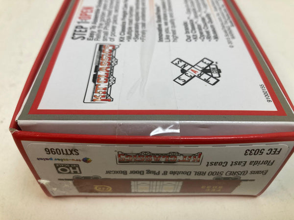 Kit Classics HO Evans USRE 5100 RBL Double 8' Plug Door Boxcar FEC 5033 SXT1096 – HO Scale – New