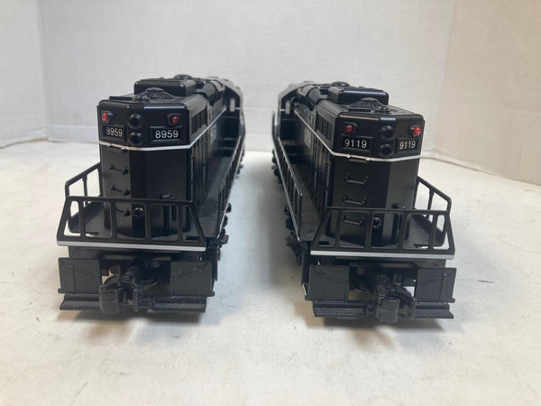 Williams O Scale Illinois Central GP9 Diesel Set Powered 8959 & Dummy 9119
