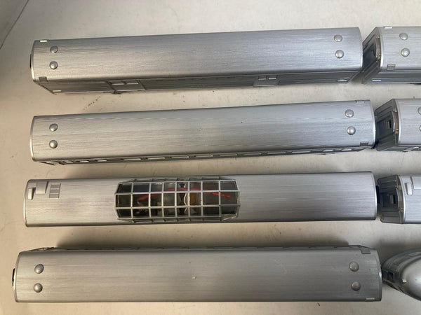 Athearn HO Santa Fe 8-Car Passenger Lot - 5 Kadees - 4 Built / 4 Partially Built Kits
