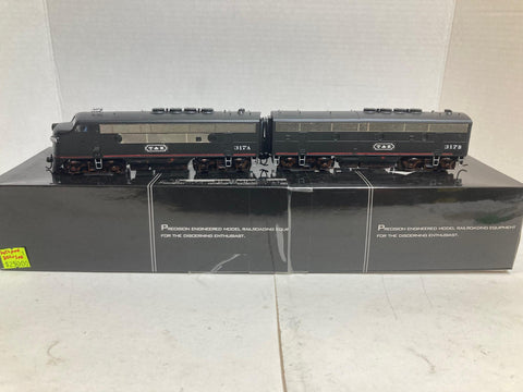 Precision Crafts Models EMD F3 (317A&B) HO Custom Painted T&E, Both Powered Units, DCC & Sound