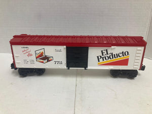 Lionel Tobacco Railroad El Producto Box Car # 7711 (6-7711) "NO BOX" O Scale