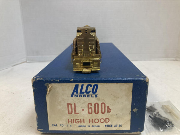 Alco Models HO Scale Brass DL-600b High Hood Diesel Locomotive