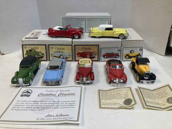 National Motor Museum Mint 1:32 Scale Diecast Collection – 7-Car Luxury Lot (1932–1958)