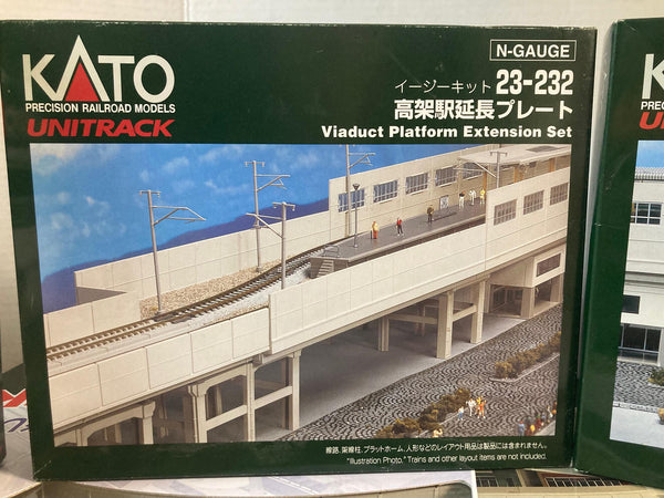 Kato N Scale Unitrack Bundle: 20-872, 23-230, 23-232, 23-020