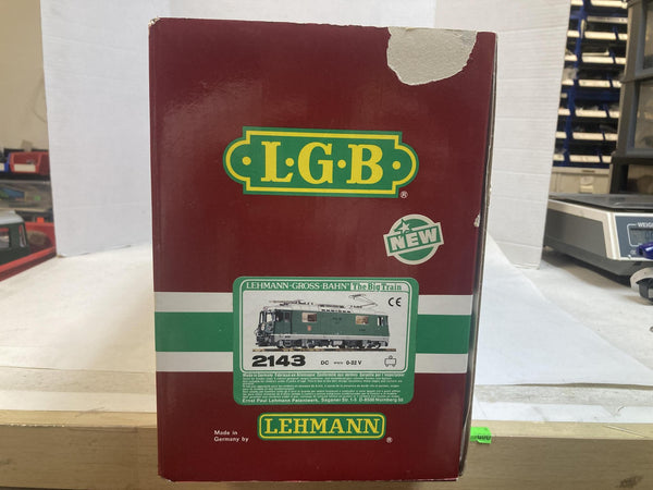 LGB 2143 RhB Ge 4/4 II Electric Locomotive 612 Thusis G Scale w/ Original Box