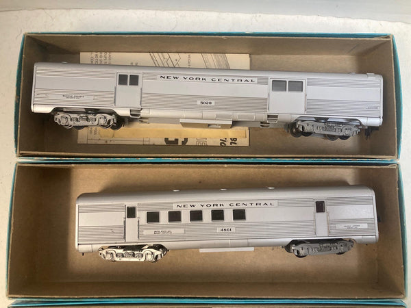 Athearn HO New York Central 4-Car Passenger Lot - Baggage RPO Diner Observation