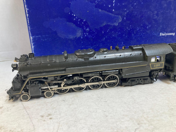 HO Brass NJ Custom Brass Reading T-1 4-8-4 #2012 - Daiyoung Korea - Tested EX