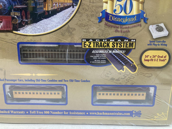 Bachmann N Scale Disneyland Railroad Train Set #24012 50th Anniversary Sealed