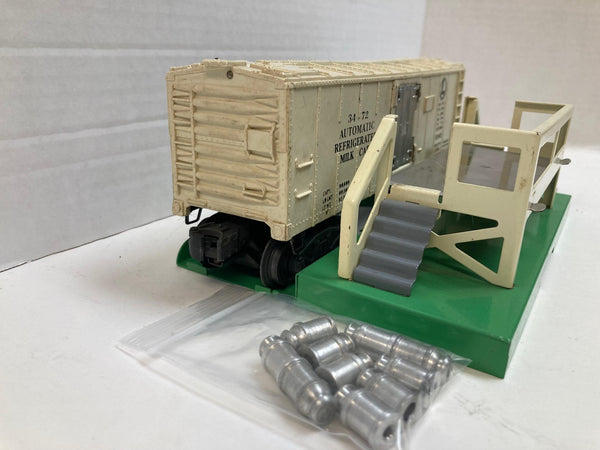 Lionel 3472 Automatic Refrigerator Milk Car Set – Postwar O Gauge *WORKS*
