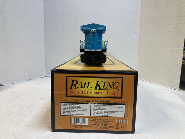 MTH RailKing Imperial GE Evolution Hybrid ES44AC Diesel Locomotive #2015 PS3.0
